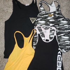 Gym tank tops worn once